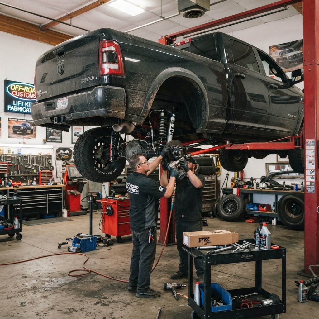 Lifted truck 3 Houston