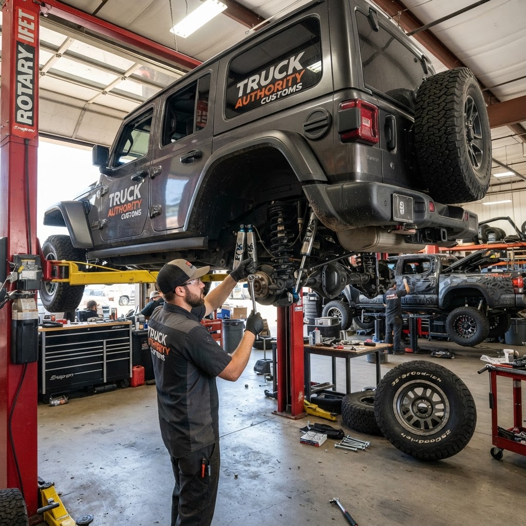 Lifted truck 5 Houston