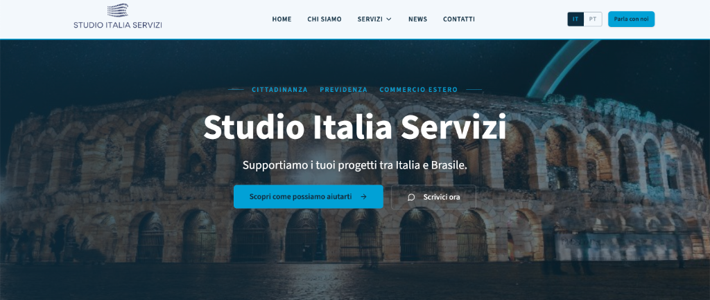 Studio Italia Servizi website preview