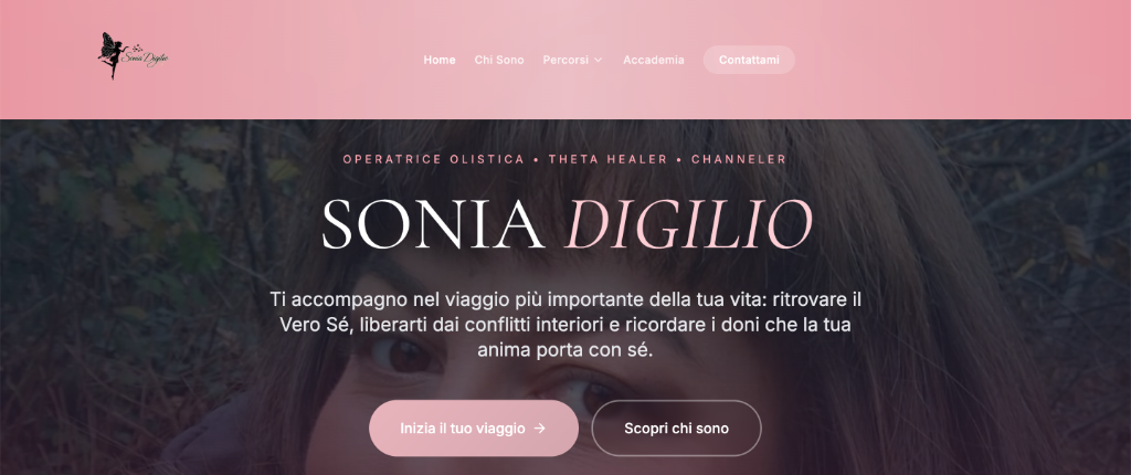Sonia Digilio website preview