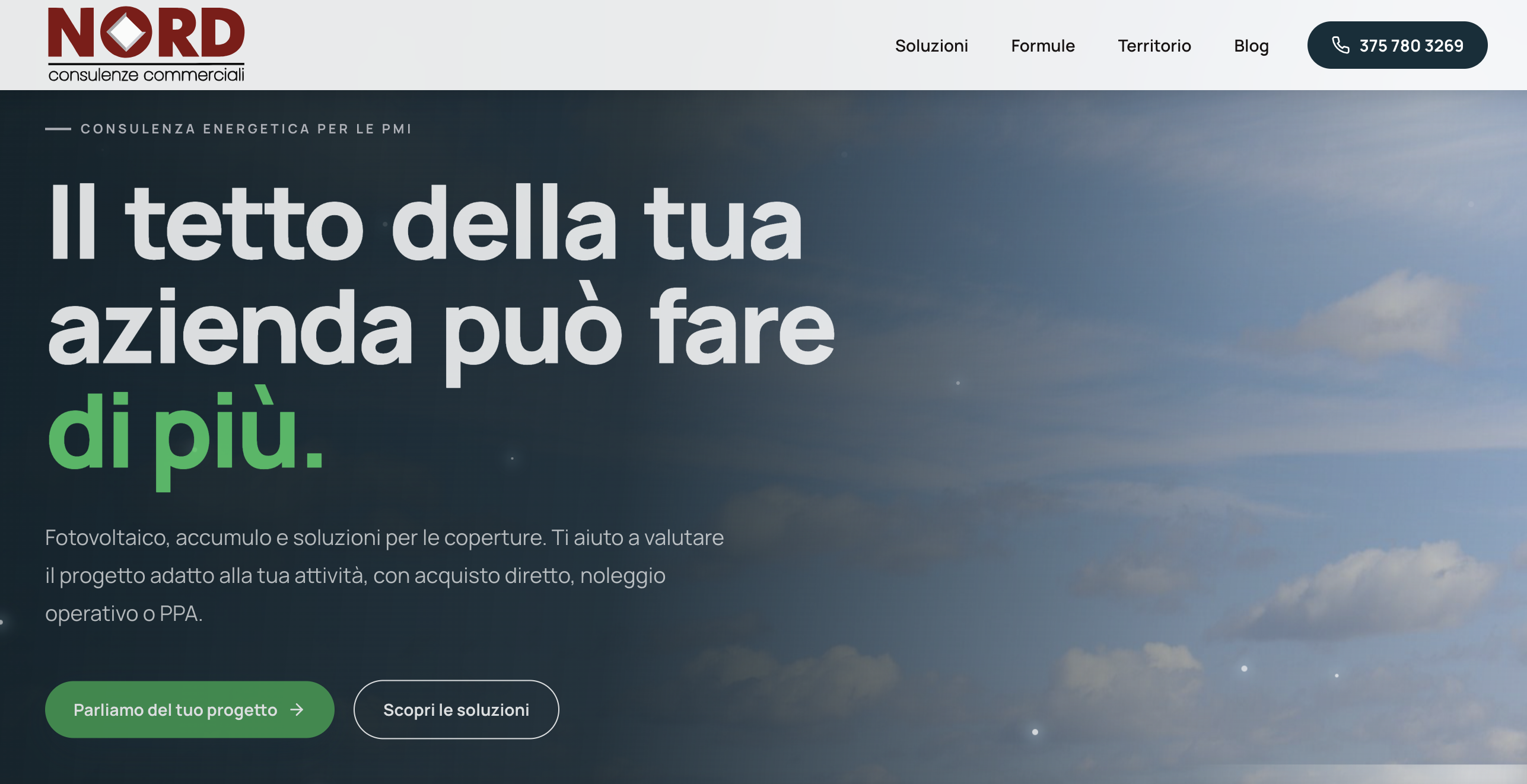 Nord Consulenze Commerciali website preview