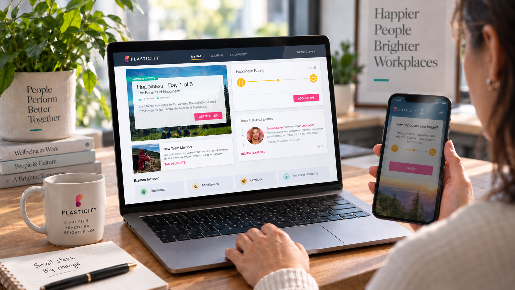 Helping a growing wellbeing startup turn complex ideas into clear experiences