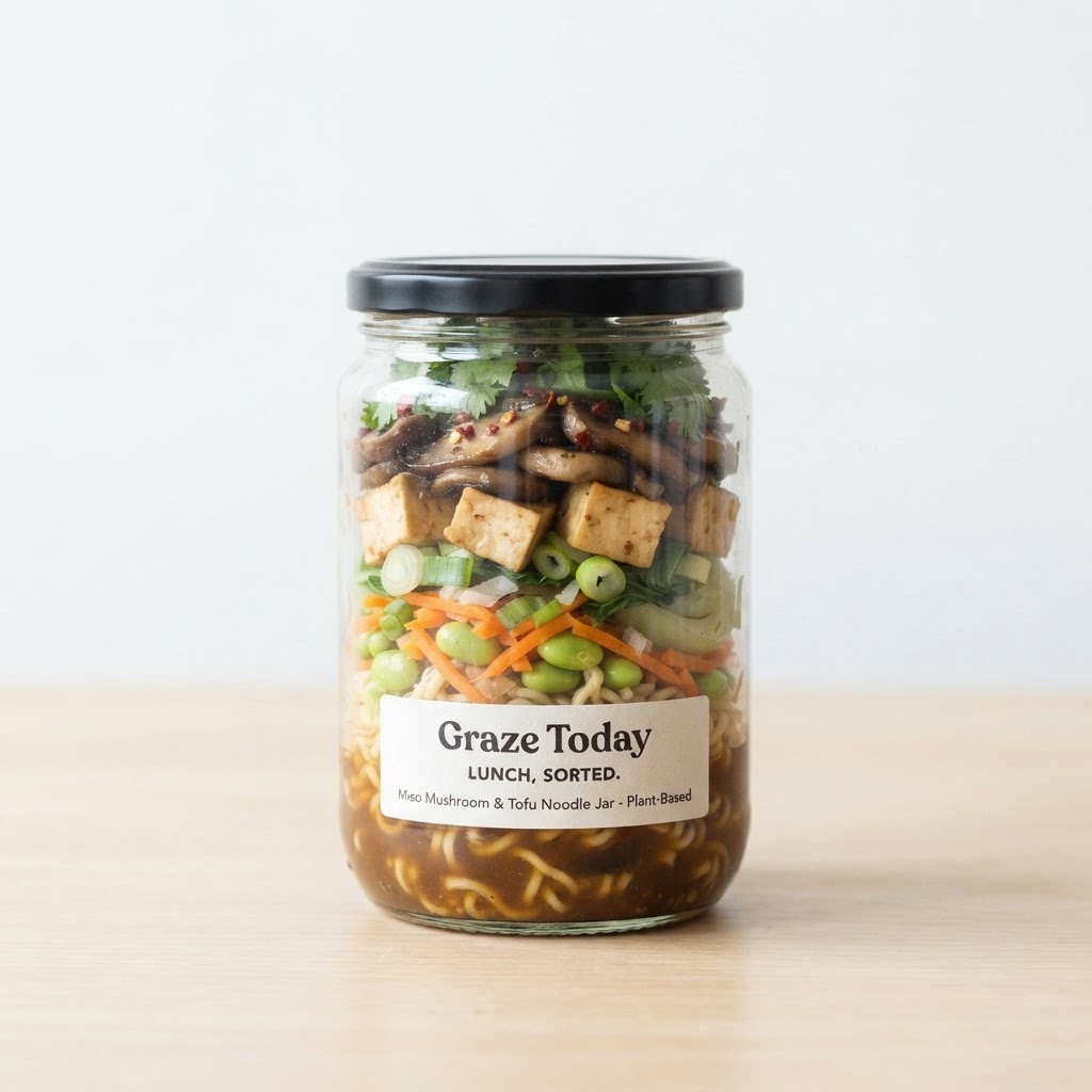 Miso Mushroom & Tofu Noodle Jar