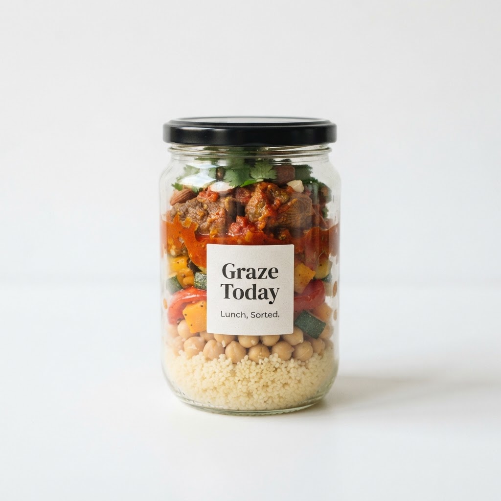 Moroccan Lamb & Harissa Couscous Jar