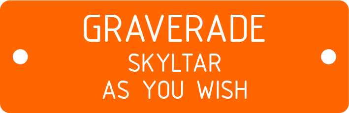 Graverade skyltar