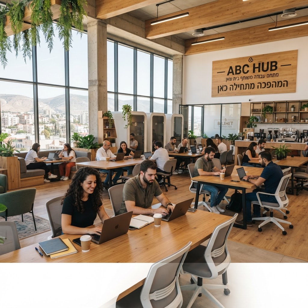 מהפכת העבודה בבית שאן: למה כדאי לעבור למתחם קואורקינג ב-ABC HUB?