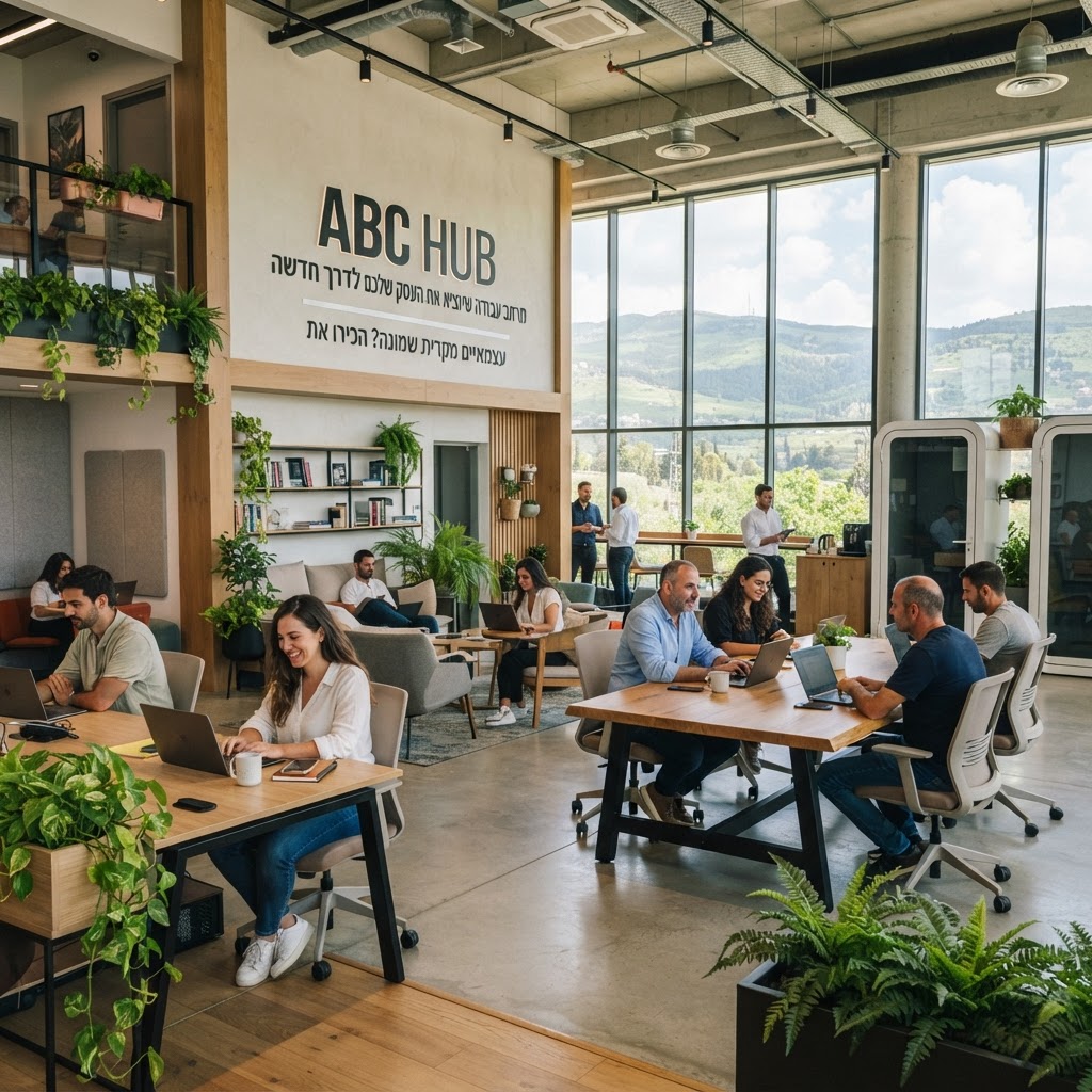 עצמאיים מקרית שמונה? הכירו את ABC HUB – מרחב העבודה שיוציא את העסק שלכם לדרך חדשה