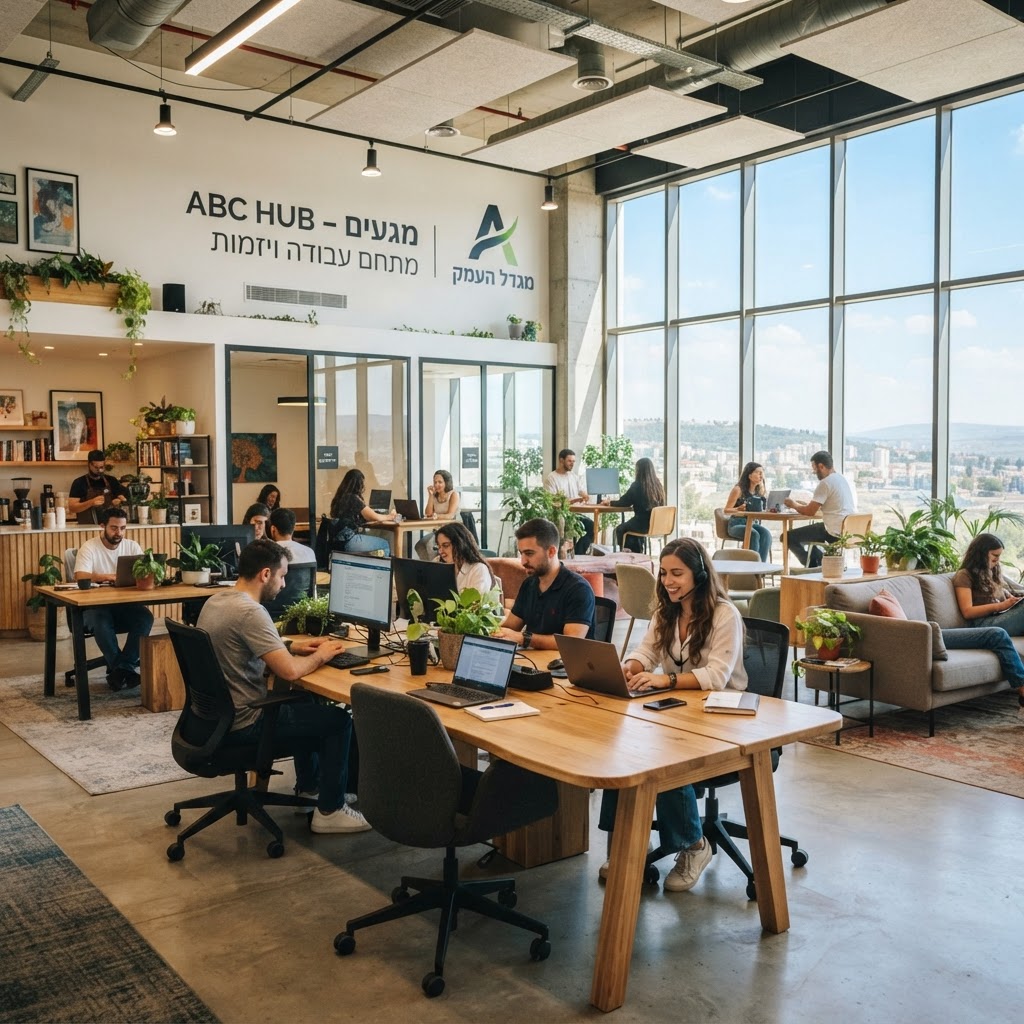 עצמאיים ומטפלים ממגדל העמק? שדרגו את העסק ב-ABC HUB – מתחם עבודה ויזמות