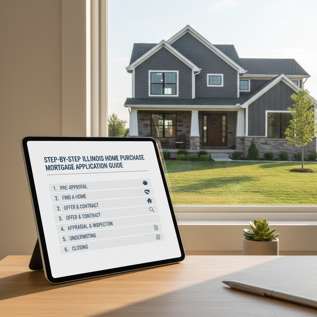 Step-by-step Illinois home purchase mortgage application guide