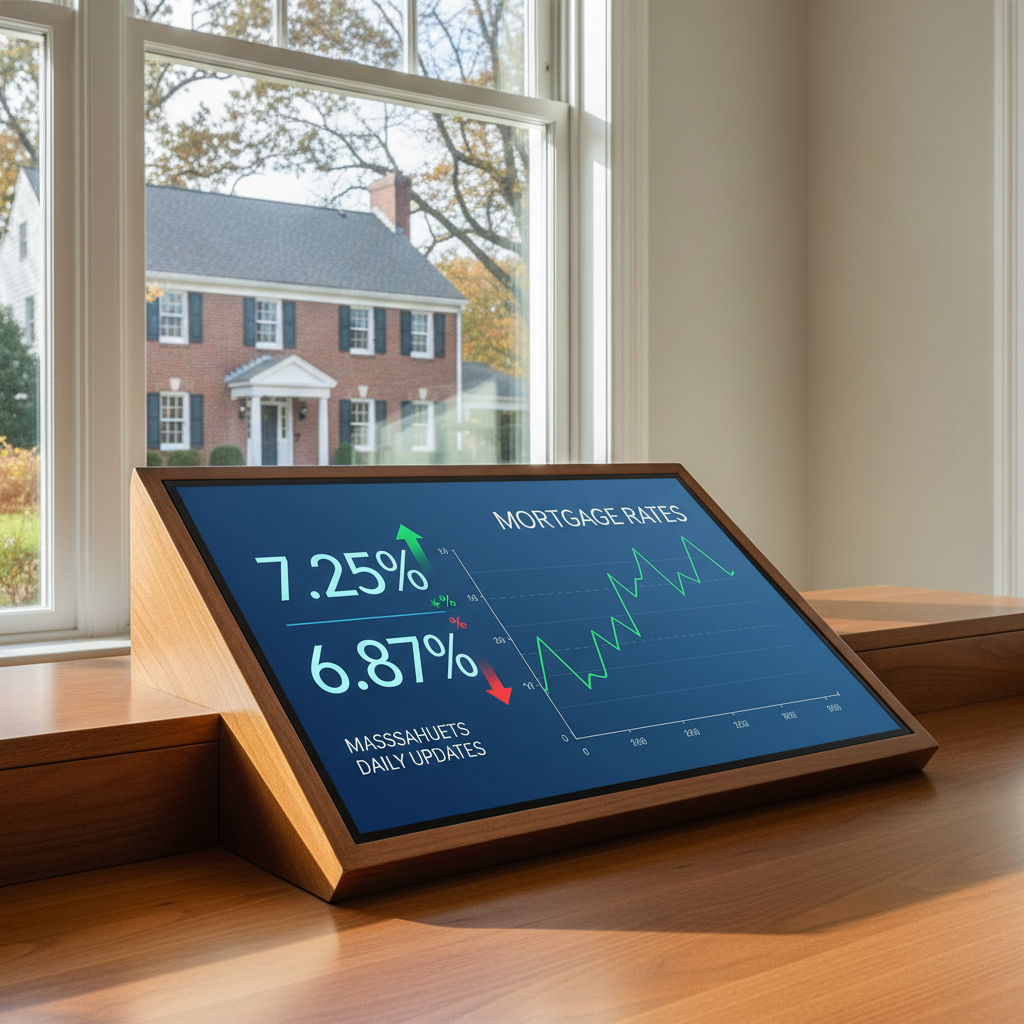 Daily mortgage rate updates for Massachusetts home transactions