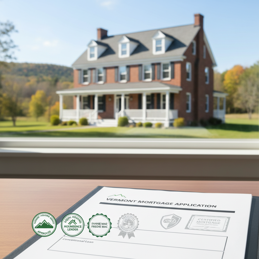 Vermont mortgage application for conventional loans