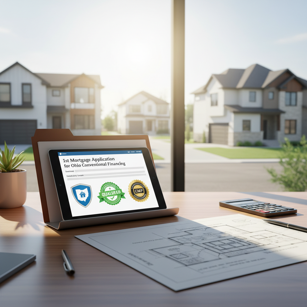 First-Time Mortgage Application for Conventional Financing in Ohio