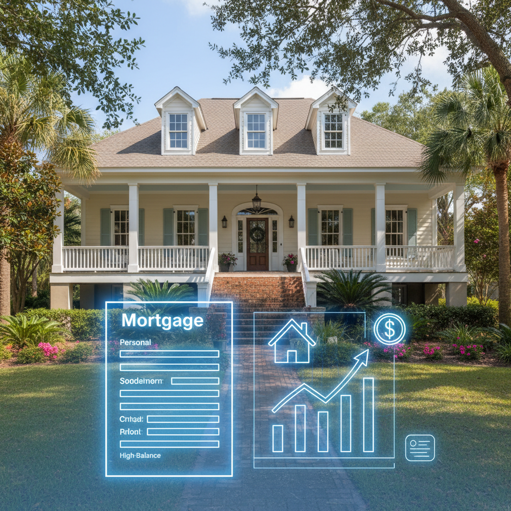Online application for Louisiana high-balance mortgages
