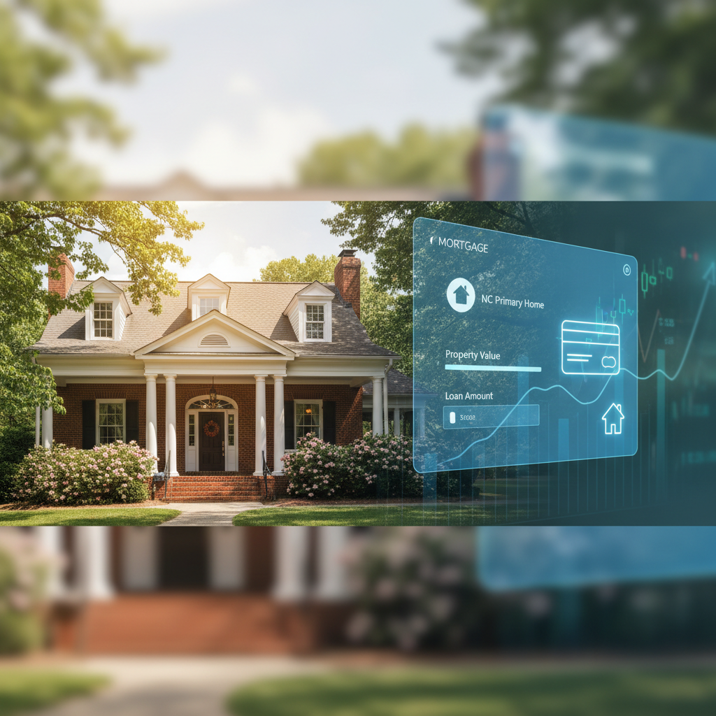 Digital mortgage application for North Carolina primary homes