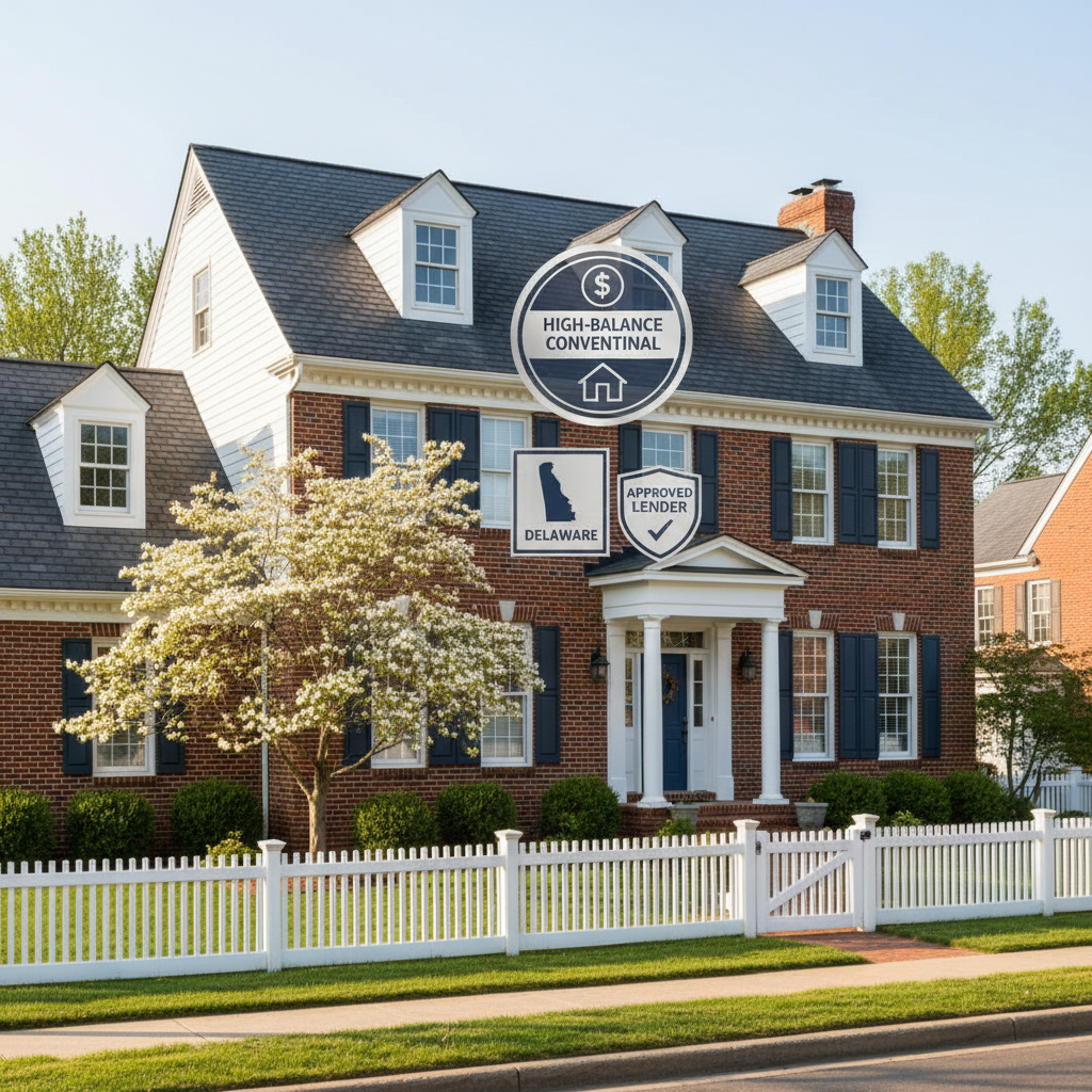 High-balance conventional purchase mortgage in Delaware