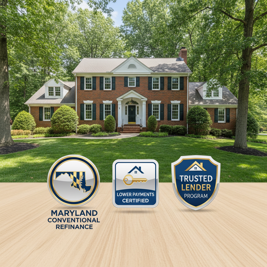 Reducing Monthly Payments with a Conventional Refinance in Maryland