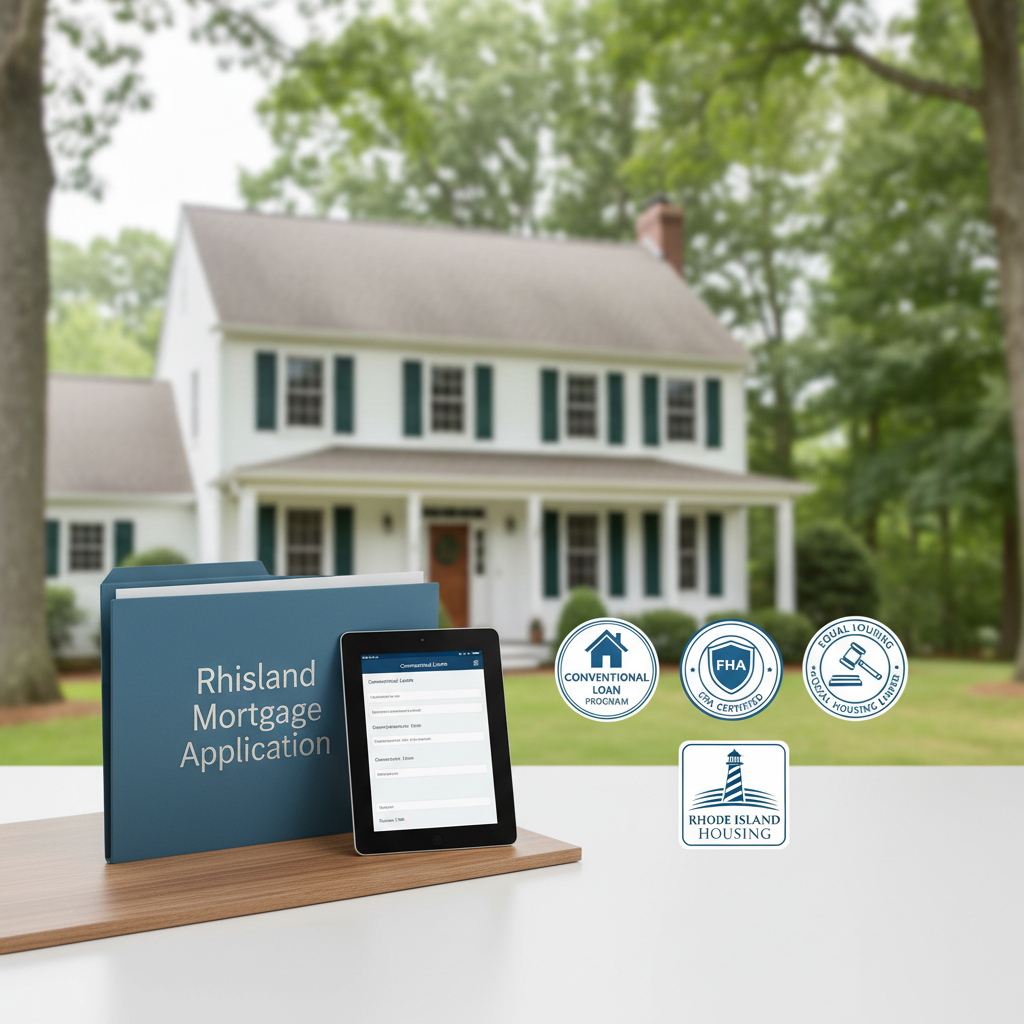 Rhode Island mortgage application for conventional loans
