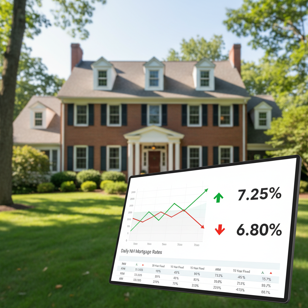 Daily mortgage rate updates for New Hampshire home transactions