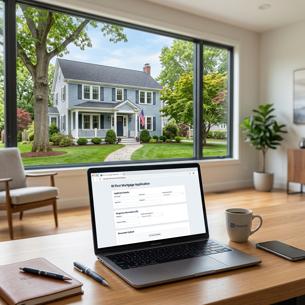 Online Mortgage Application Portal in Rhode Island
