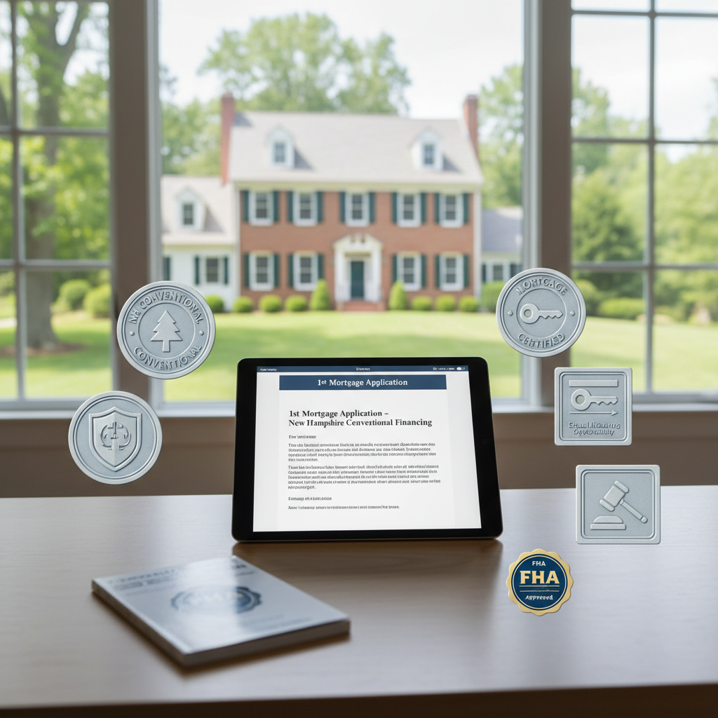 1st mortgage application for New Hampshire conventional financing