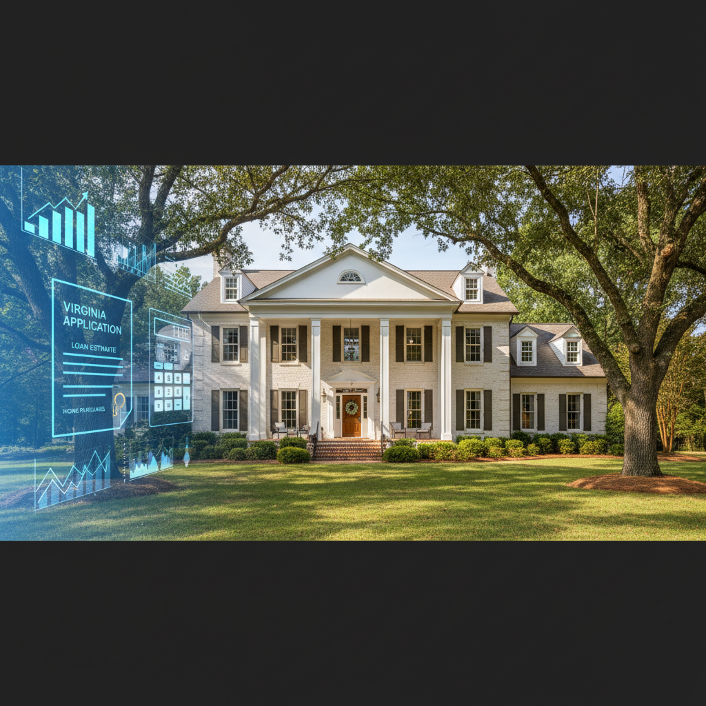 Virginia mortgage application for home purchase