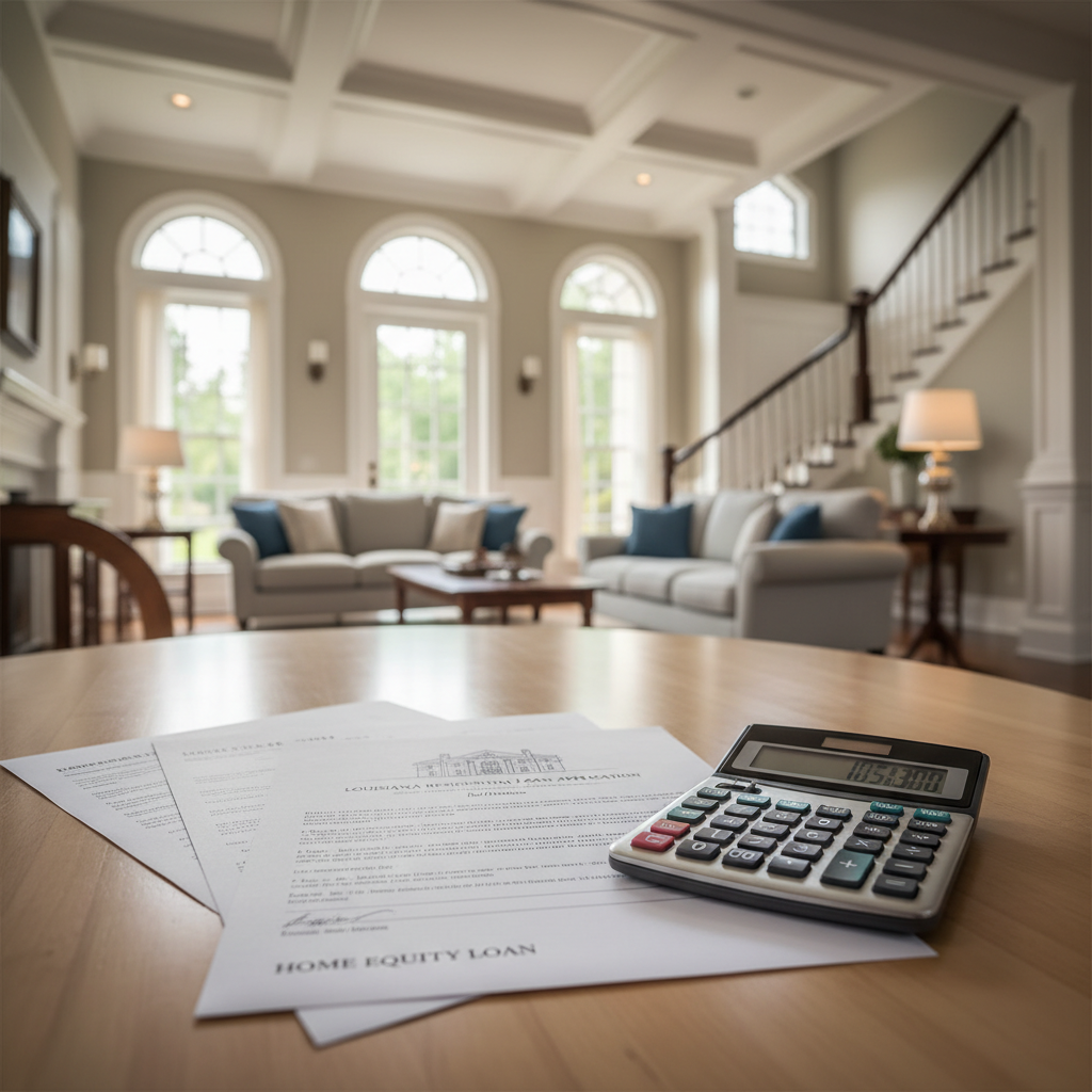 Louisiana mortgage application for refinance