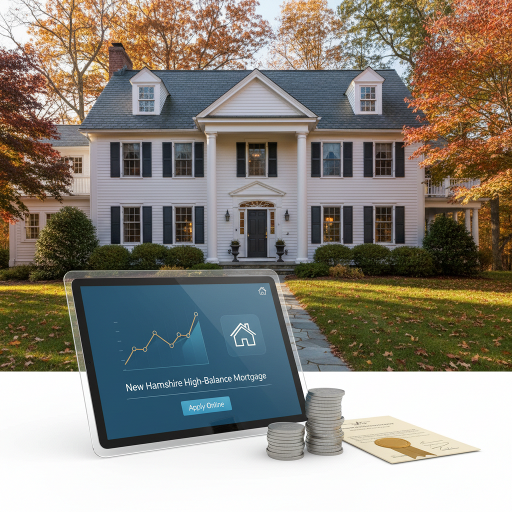 Online application for New Hampshire high-balance mortgages