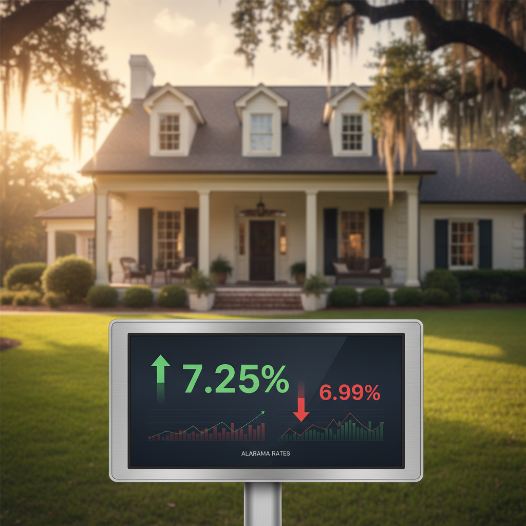 Daily mortgage rate updates for Alabama home transactions