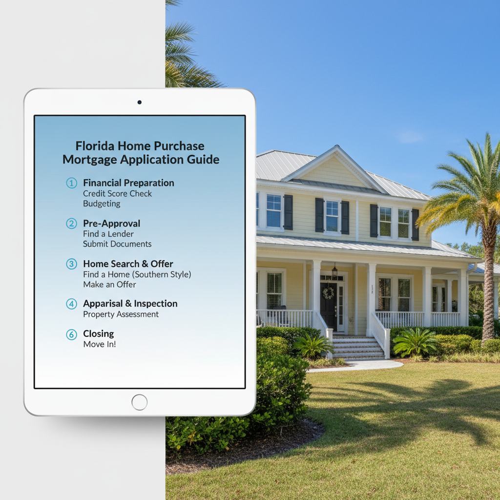 Step-by-step Florida home purchase mortgage application guide