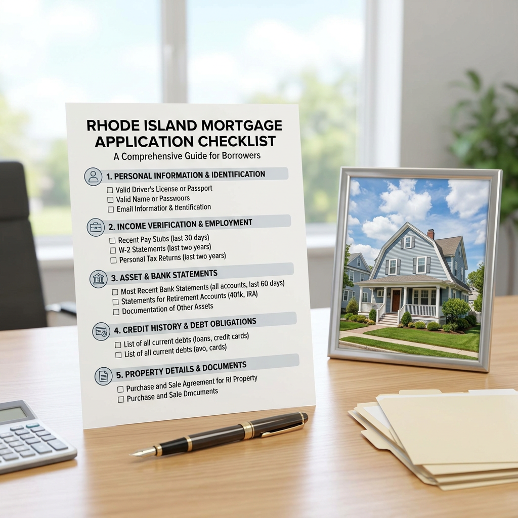 Rhode Island Mortgage Application Checklist for Homebuyers