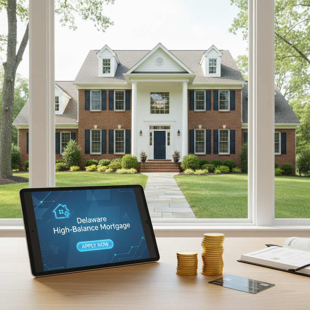 Online application for Delaware high-balance mortgages