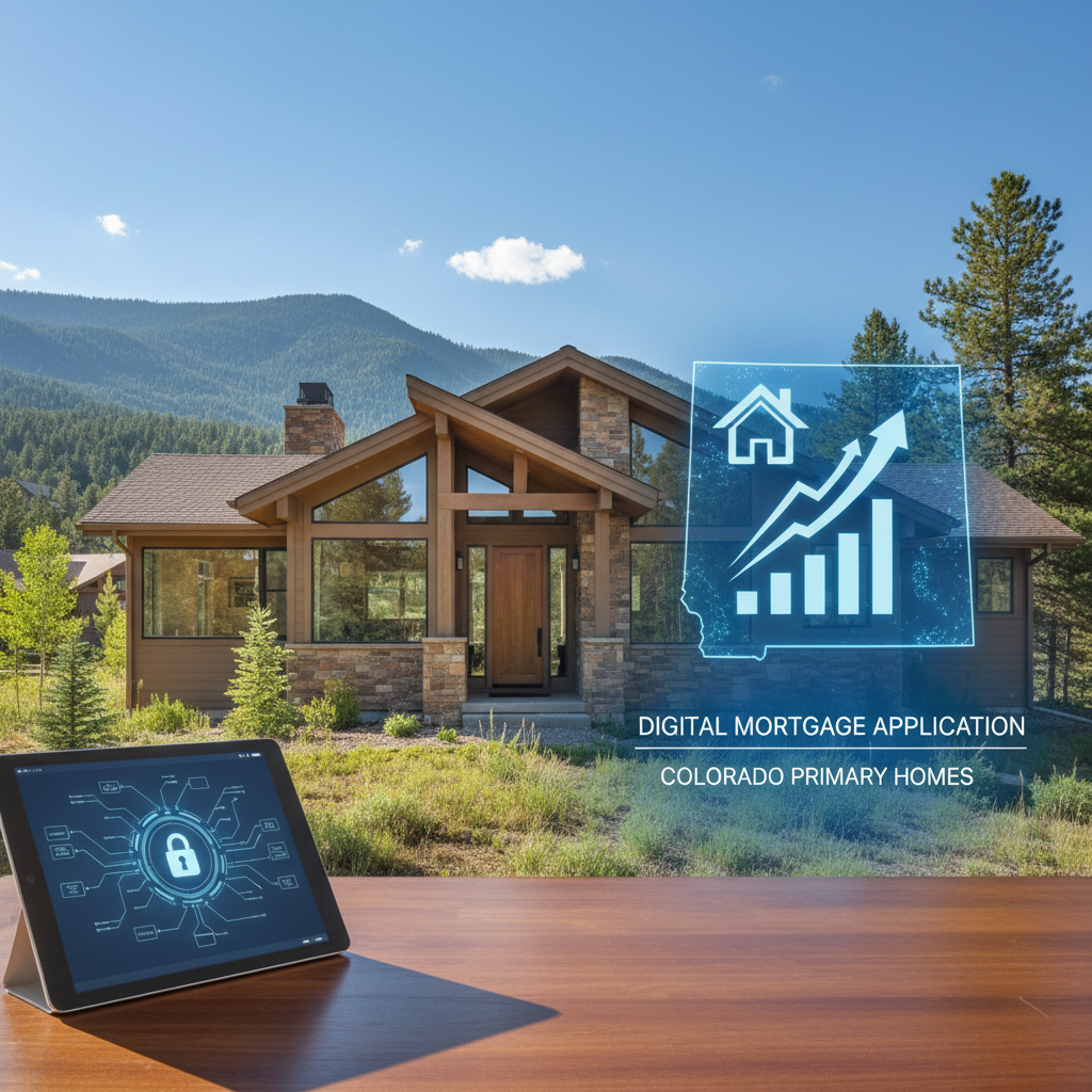Digital mortgage application for Colorado primary homes