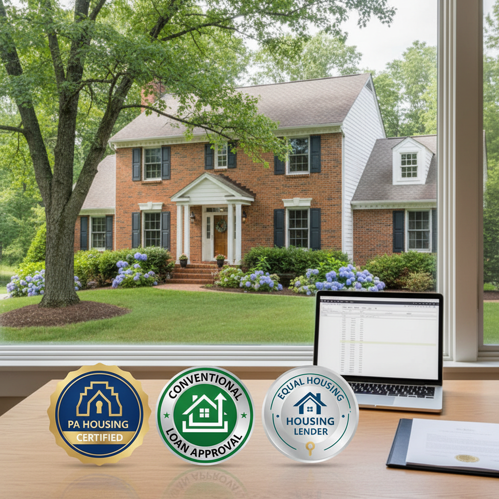 How to qualify for a conventional 1st mortgage in Pennsylvania