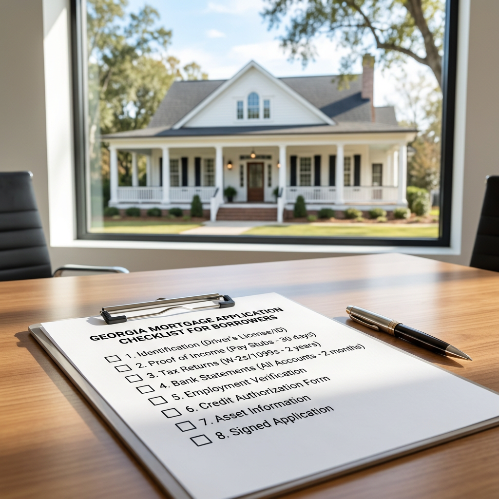 Essential Georgia Mortgage Application Checklist for Homebuyers