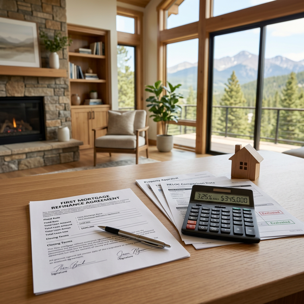 Why Colorado Homeowners Should Consider First Mortgage Refinance Over HELOC