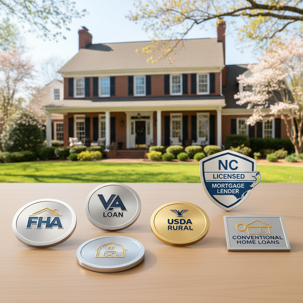 Conventional mortgage options for buying a primary home in North Carolina