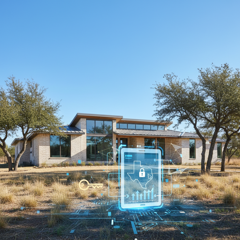 Secure digital mortgage application portal for Texas residents