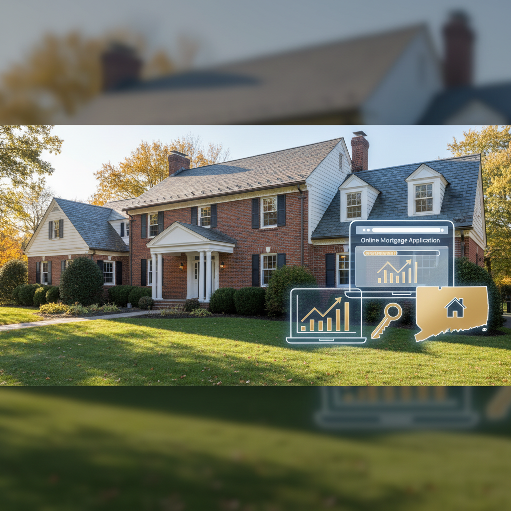 Online mortgage application for Connecticut home purchases