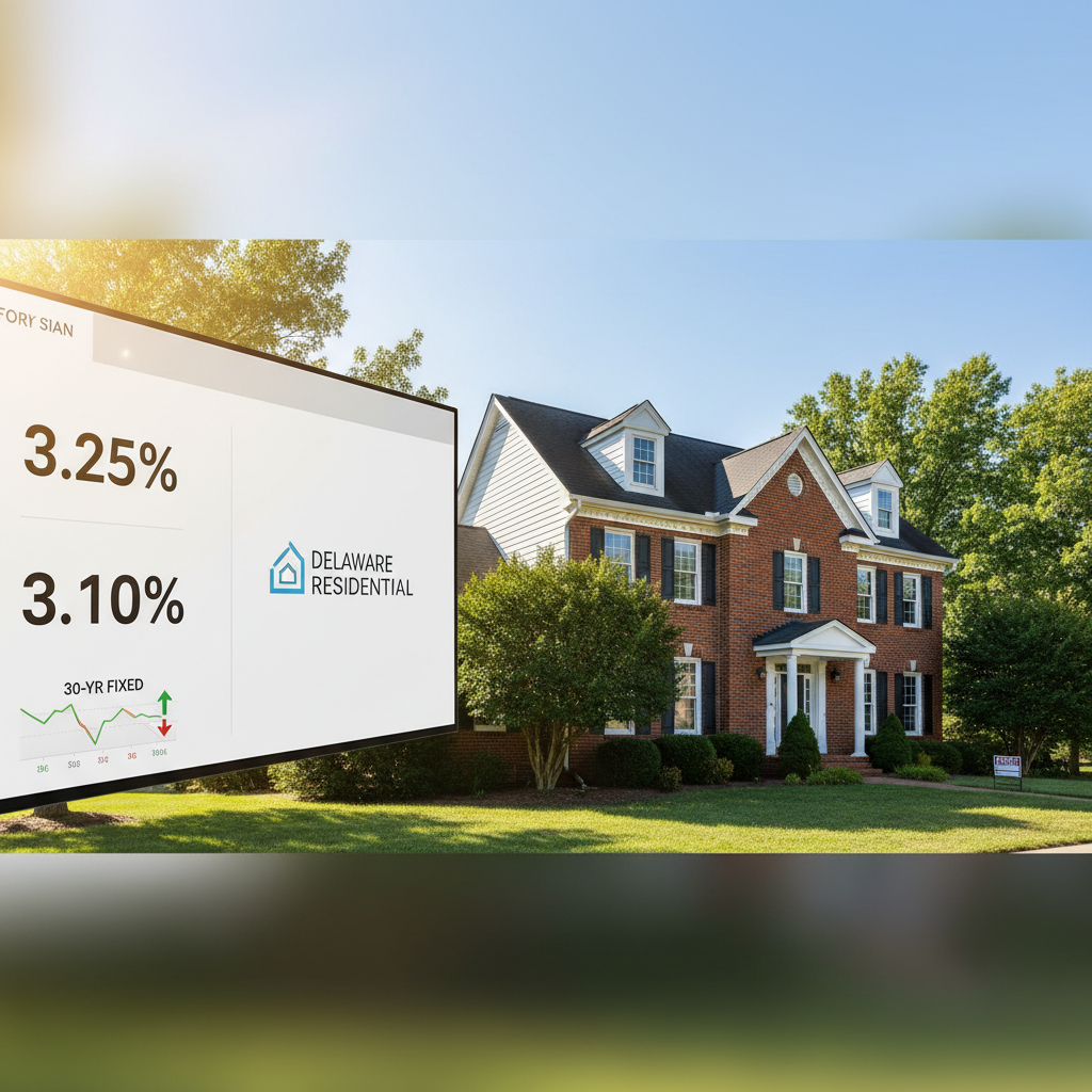 Best 30-year fixed rates for Delaware residential purchase