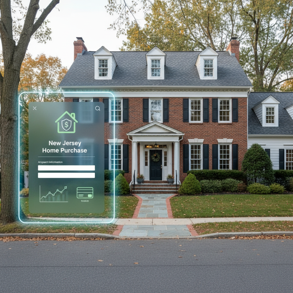 Online mortgage application for New Jersey home purchases