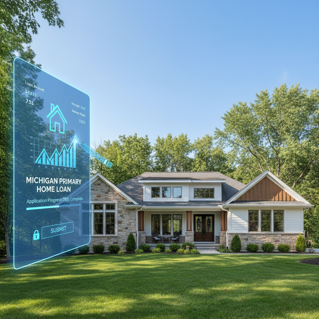 Digital mortgage application for Michigan primary homes