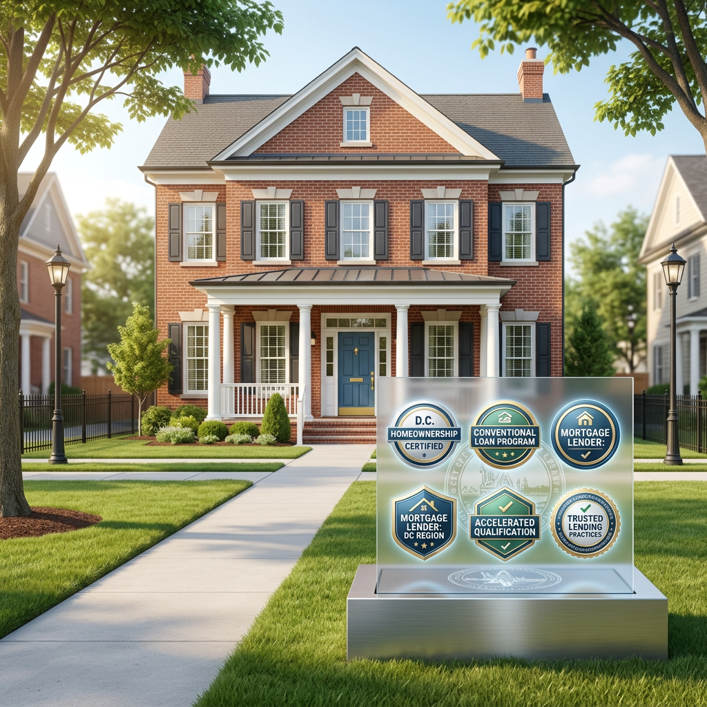 How to qualify for a conventional 1st mortgage in District of Columbia