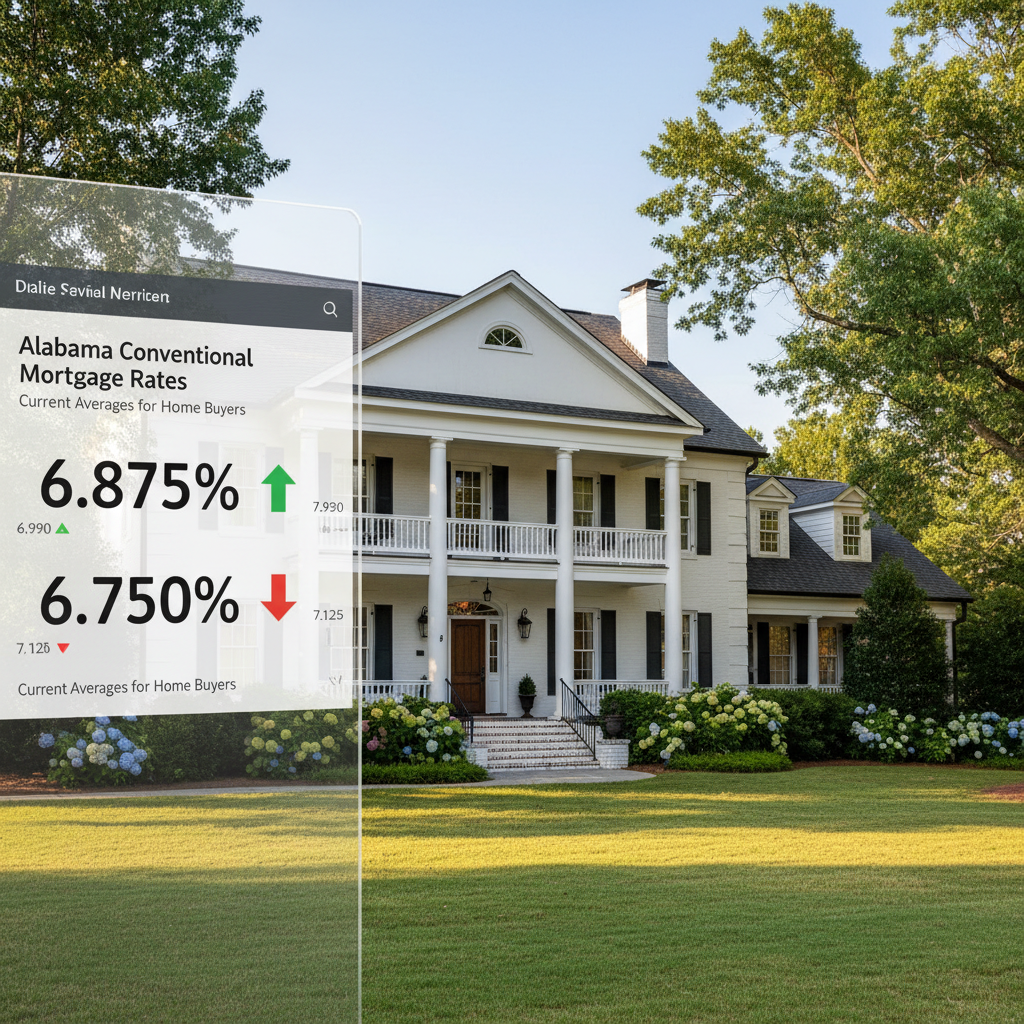 Current Conventional Mortgage Rates for Credit-Qualified Home Buyers in Alabama