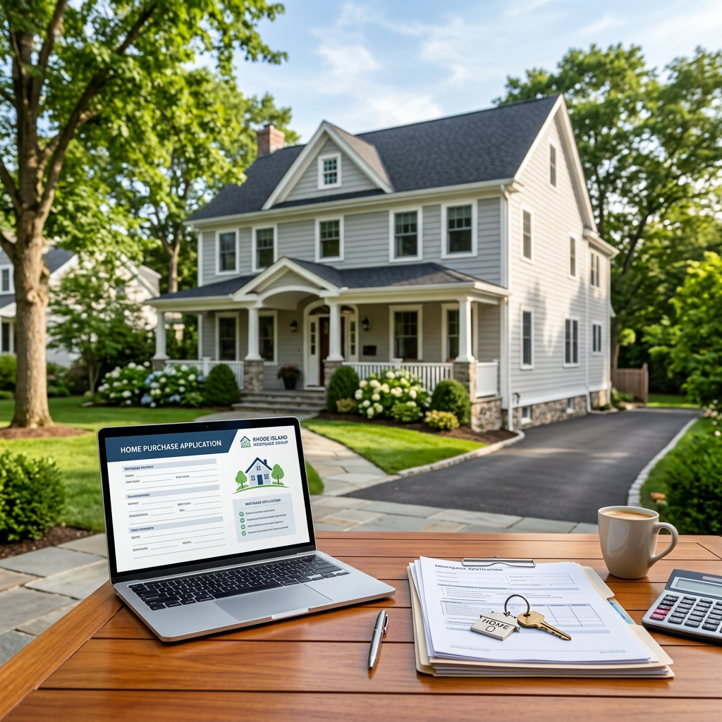 Rhode Island mortgage application for home purchase
