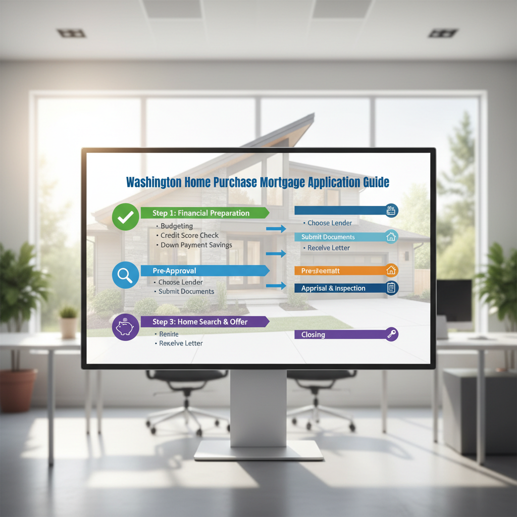 Step-by-step Washington home purchase mortgage application guide