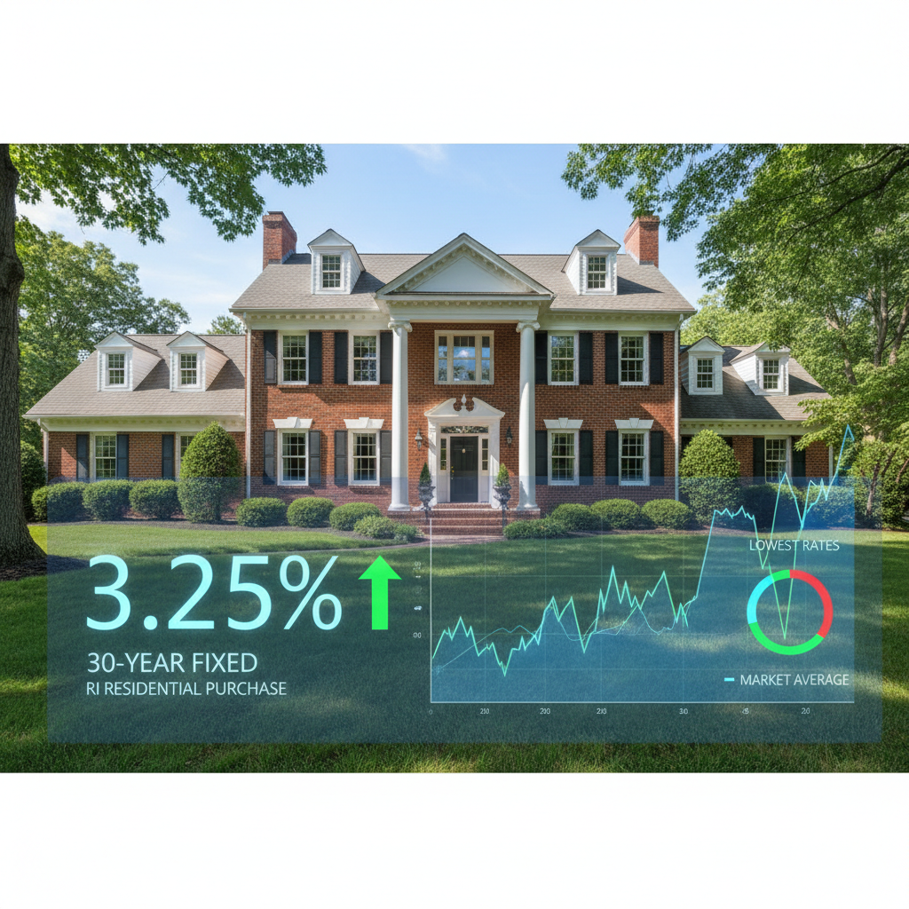 Best 30-year fixed rates for Rhode Island residential purchase