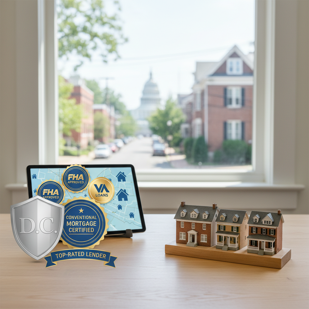 Top-rated conventional mortgage lenders for the District of Columbia