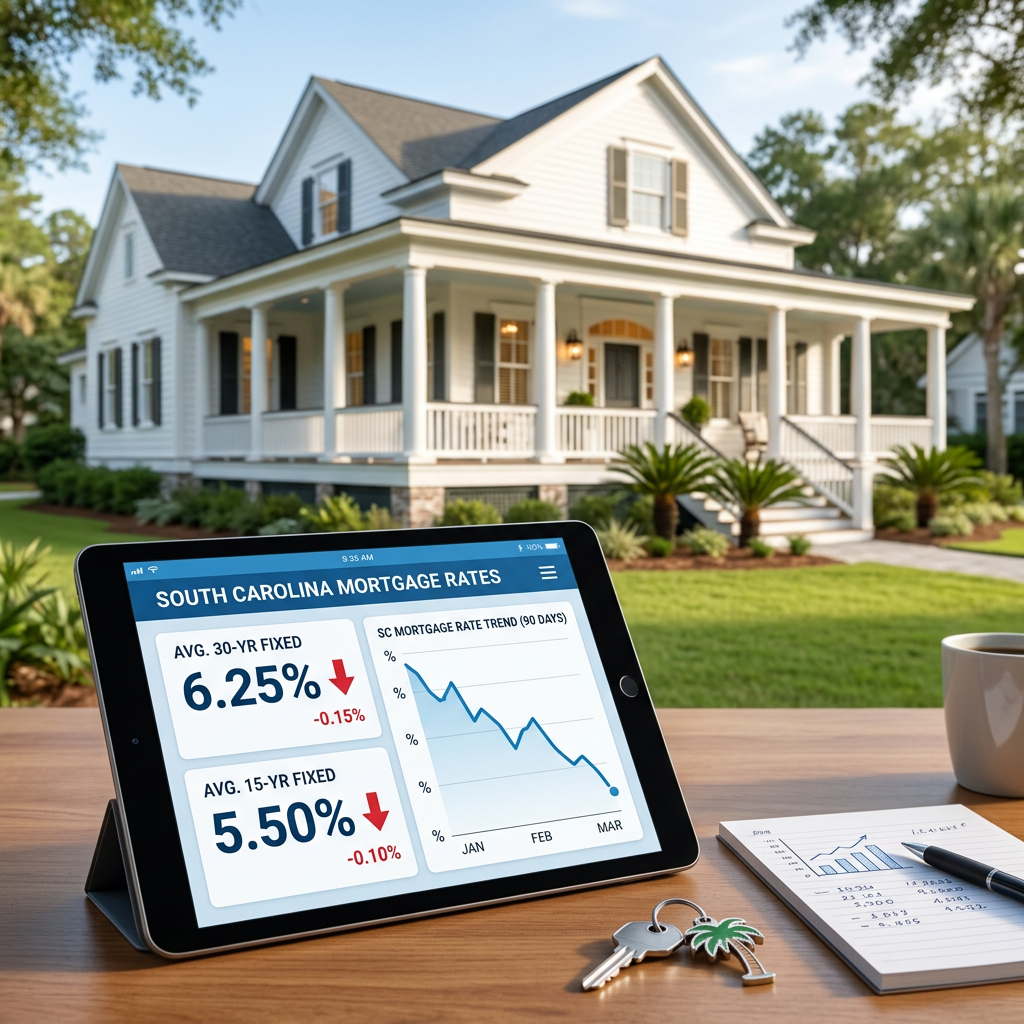 Mortgage Rates in South Carolina - March 2026 Update
