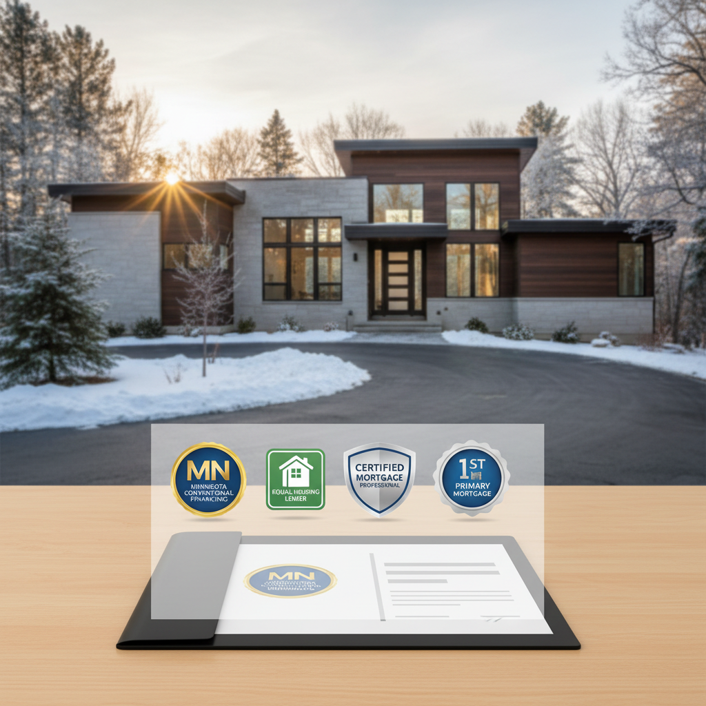1st mortgage application for Minnesota conventional financing