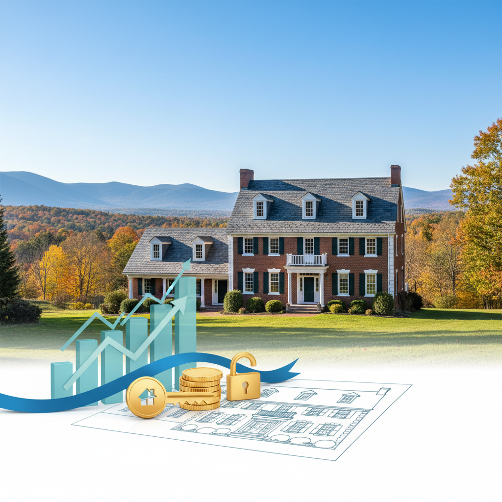 Accessing home equity through a new 1st mortgage in Vermont